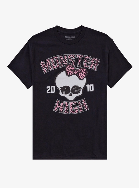 Monster High Leopard Logo Girls T-Shirt