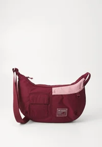 SADDLEBAG UNISEX - Cross body bag - rich wine/eraser pink