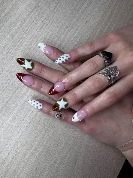 Grunge Press on Nail Set
