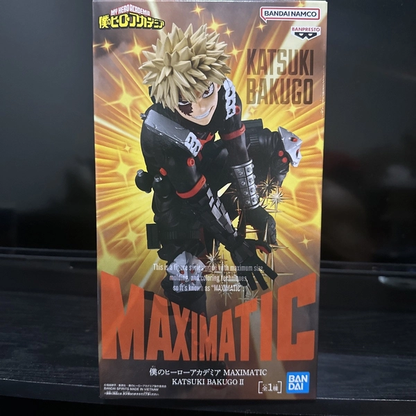 My Hero Academia MAXIMATIC Katsuki Bakugo II Figure NEW Japan Anime BANDAI NEW
