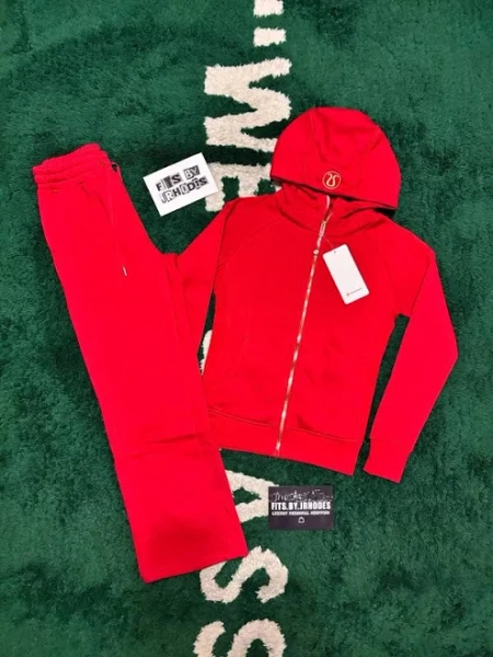 Red Lululemon Scuba set1