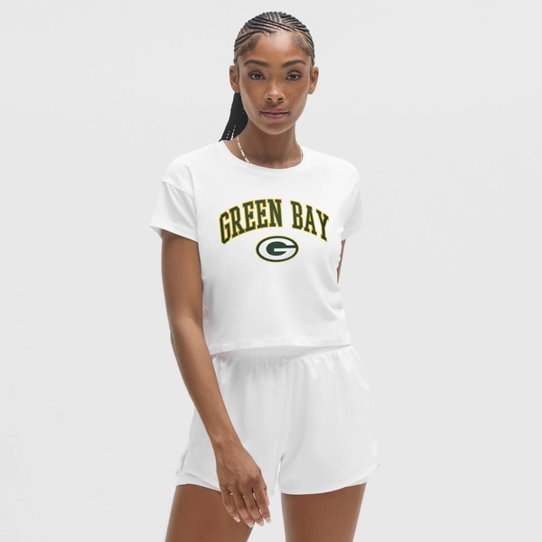Women's Green Bay Packers lululemon White Cates T-Shirt