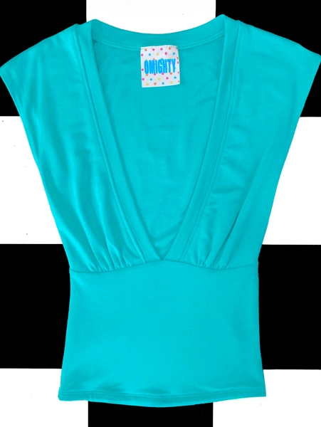 SWEET LORD O'MIGHTY! ORIGINAL V NECK IN TEAL
