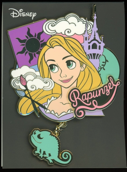 Japan Marimo Craft Mini Jumbo Rapunzel Tangled Pascal Dangle Disney Pin