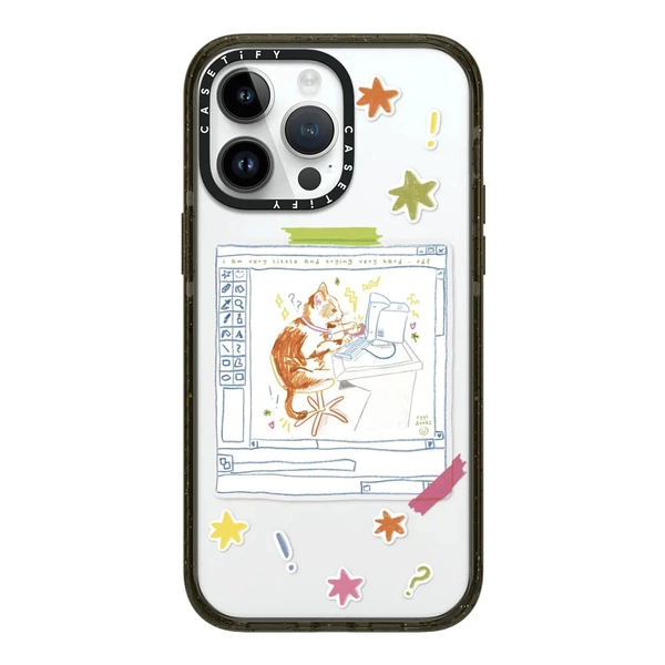 Impact iPhone 14 Pro Max Case - Hardworking Cat