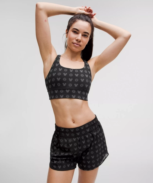 Disney x lululemon *Energy Longline Bra Medium Support, B–D Cups - Disney Classic Black - 4