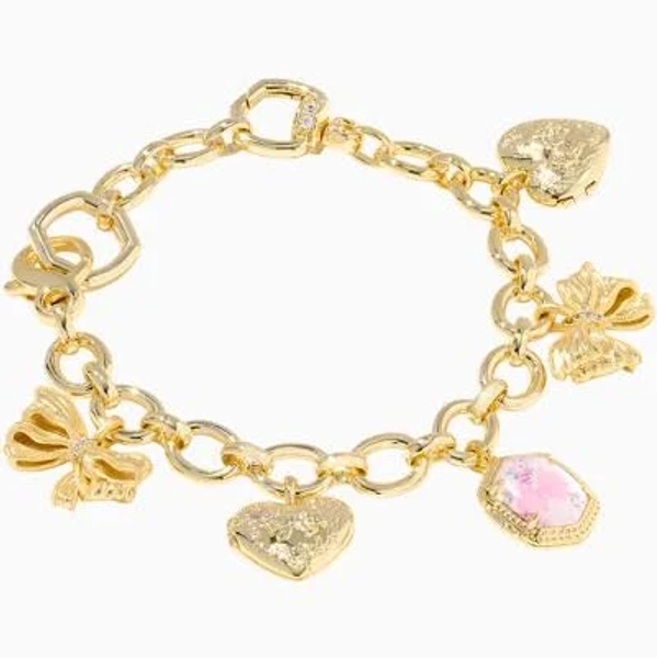 Kendra Scott x Loveshackfancy Bow Charm Bracelet