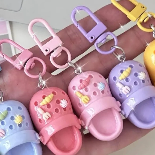 Cute Cartoon Resin Keychain