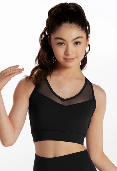 FlexTek V-Neck Crop Top 
