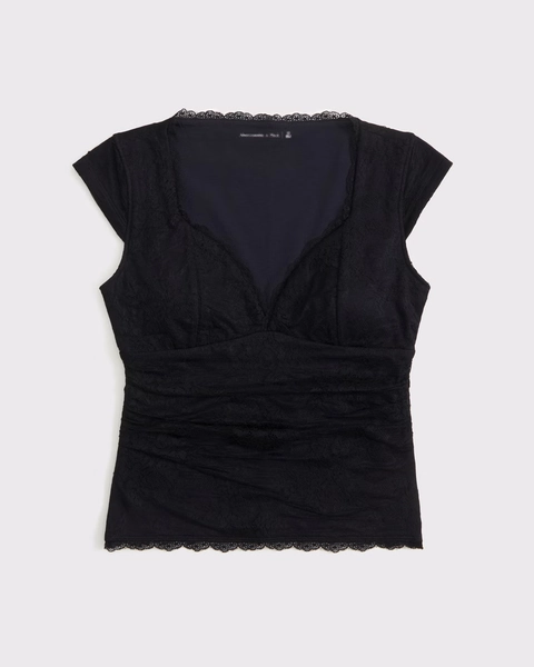 The A&F Zoe Bra-Free Lace Top