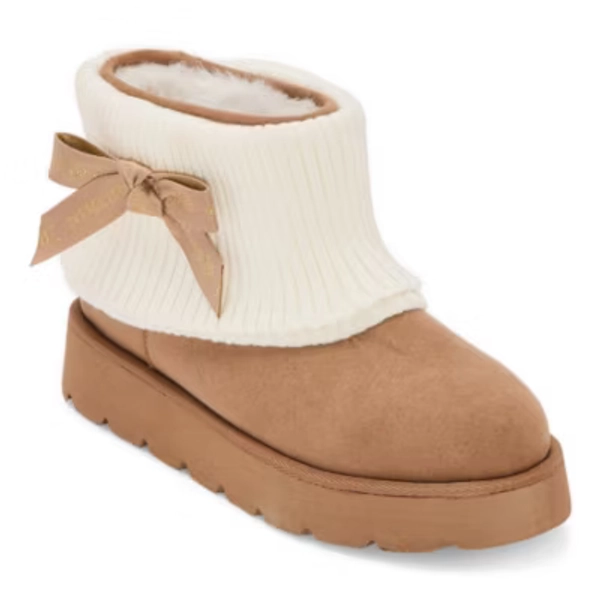 Juicy Couture Womens Pierre Flat Heel Winter Boots