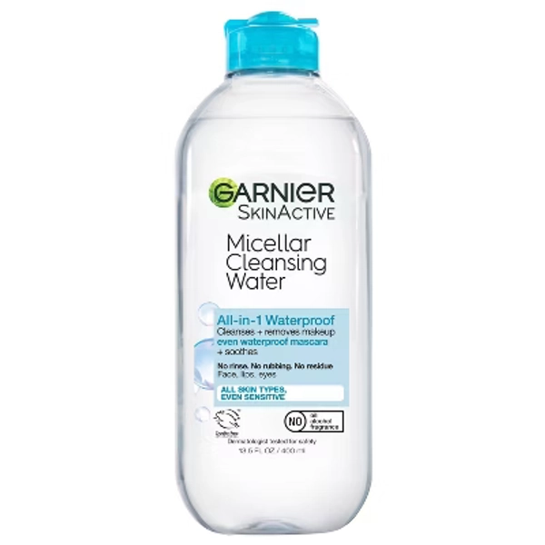 Garnier Micellar Water Waterproof Makeup Remover and Facial Cleanser