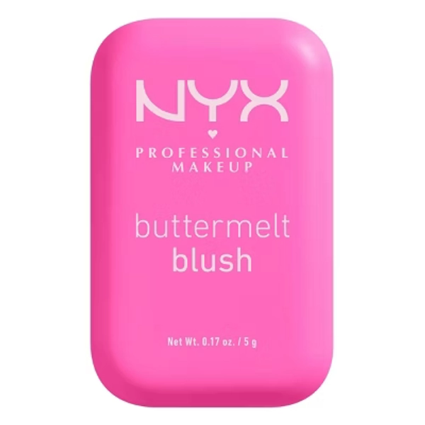 NYX Professional Makeup Buttermelt Blush - My Butta Half - 0.17oz: Semi-Matte Finish, Vegan Formula, Buildable Coverage
