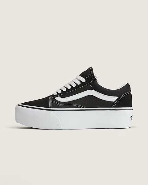 Vans | Old Skool Stackform Suede/Canvas Black/True White Shoe