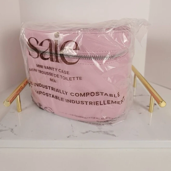 Authentic Saie Mini Vanity Case Limited Edition Light Pink