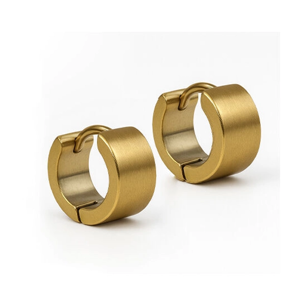 Surgical Stainless Brushed Gold PVD Cuffs