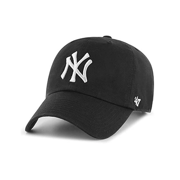 ''47 MLB New York Yankees Brand Clean Up Adjustable Cap, One Size, Black