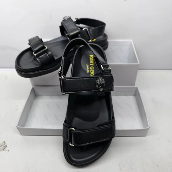 Summer Flat Large Size Sandals with Double Straps, Soft Sole, Soft, Casual And Comfortable Women'S Sandals, Women Shoes