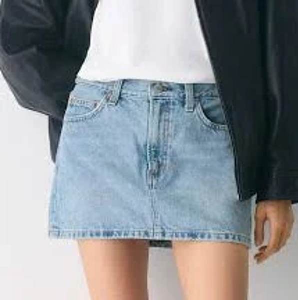 Denim Forum Women's The '90S Ricci Denim Skirt
