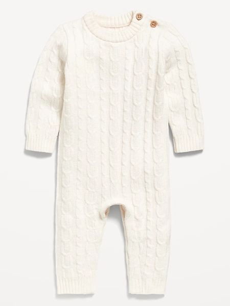 SoSoft Cable-Knit One-Piece for Baby
