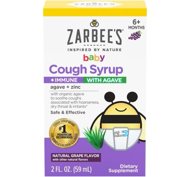 zarbee's Baby Agave Cough Syrup with Grape