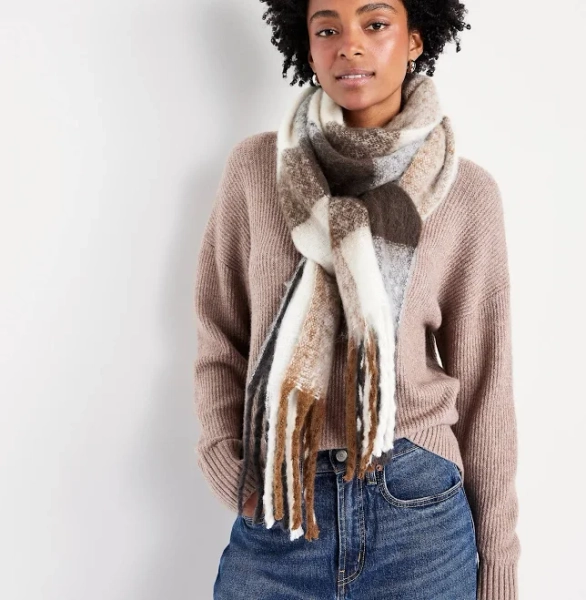 Old Navy Women's Brushed Fringed Scarf