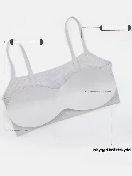 6 pack bekväma och   tonårsbh för barn 9 12 år - Temu Sweden