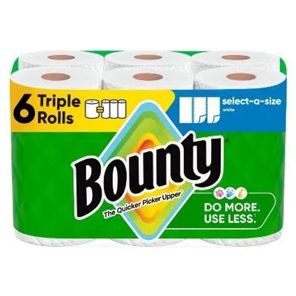 Bounty Paper Towels Select-A-Size