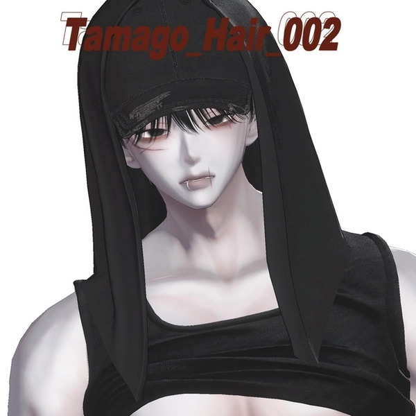 [3アバター対応です] Tamago_Hair_002