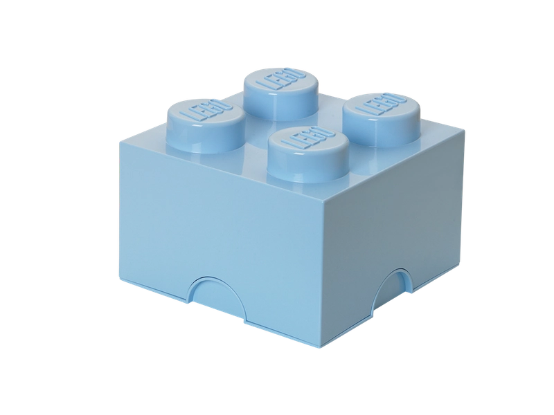 4-Stud Storage Brick – Light Blue