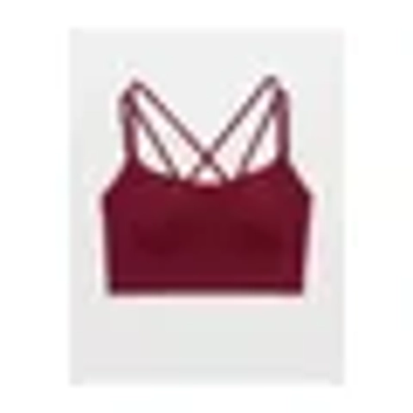 OFFLINE By Aerie Real Me Hold Up! Strappy Sports Bra Women's Goddess L DD