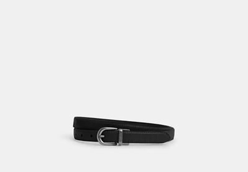 Coach Outlet Classic Buckle Cut-To-Size Reversible Belt, 18 Mm - Black