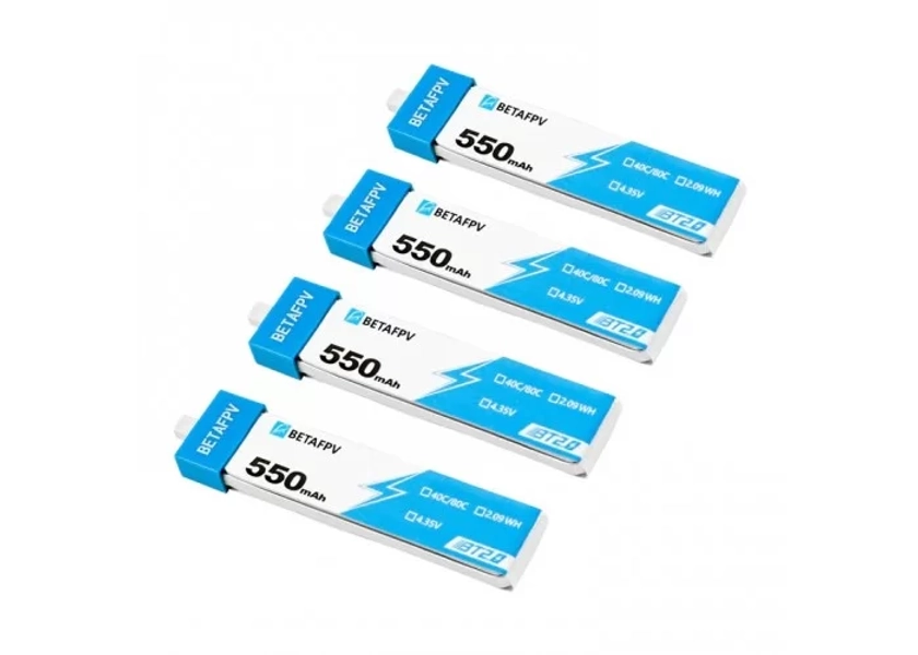 Акумулятори  BETAFPV BT2.0 550mAh 1S 4шт