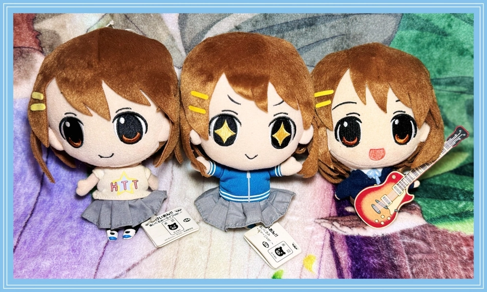 K-ON! Yui Hirasawa Live Jersey Guitar UFO Banpresto Anime Nuigurumi Plush Vtg 6"