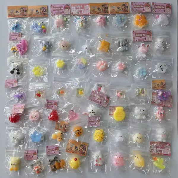 Mini Taba Mochi Squishy Toys Unisex Stress Relieving Party Gift Bags Birthday Gifts Wholesale for Kids/Adults