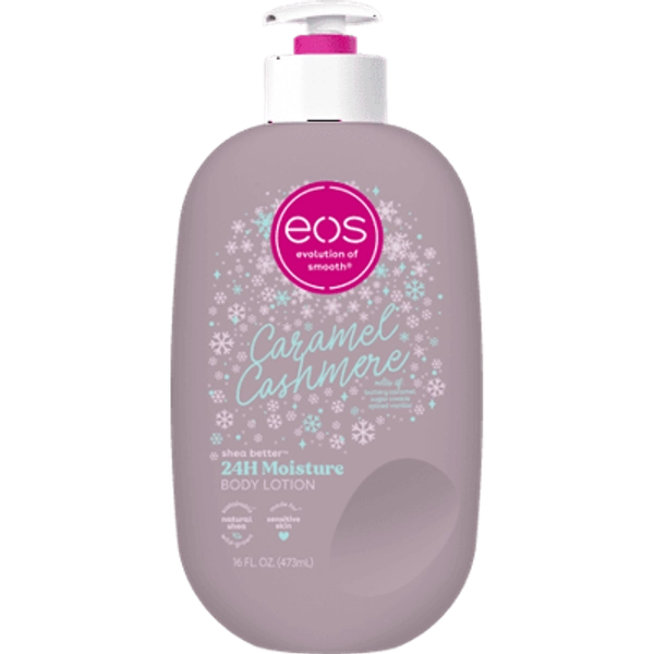eos Shea Better 24H Moisture Body Lotion  Caramel Cashmere  16 fl oz