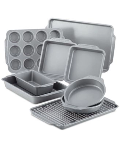 Nonstick 10-Piece Bakeware Set with Cooling Rack