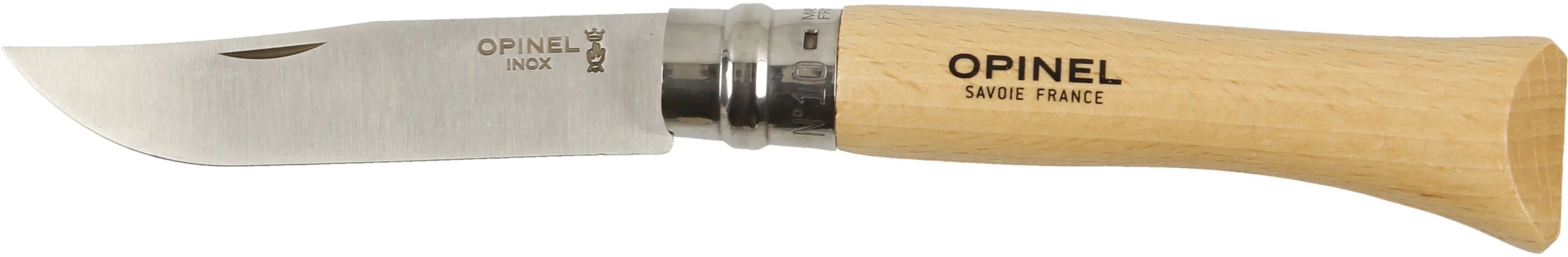 Couteau de poche pliant N°10 Naturel Inox