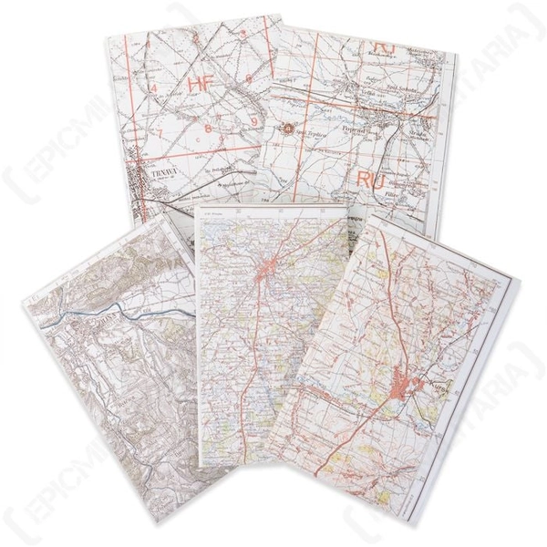 WW2 German Folded Map