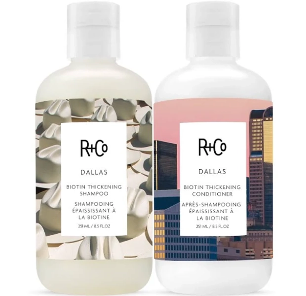 R+Co Dallas Biotin Thickening Shampoo + Conditioner Set