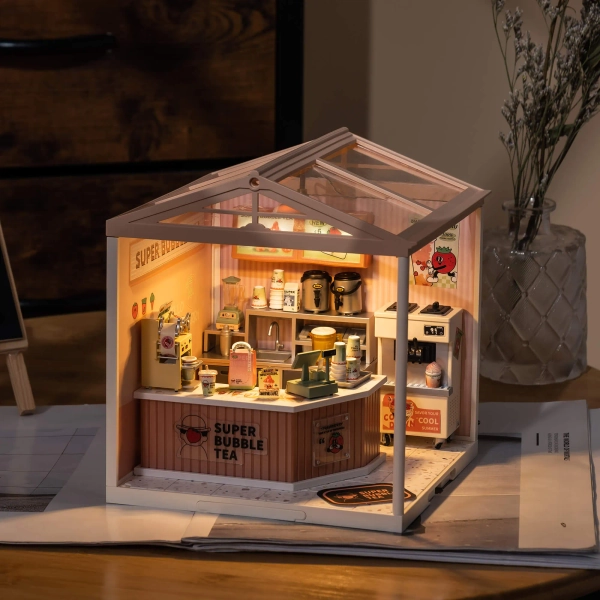 Rolife Super Creator Miniature House - Double Joy Bubble Tea DW006