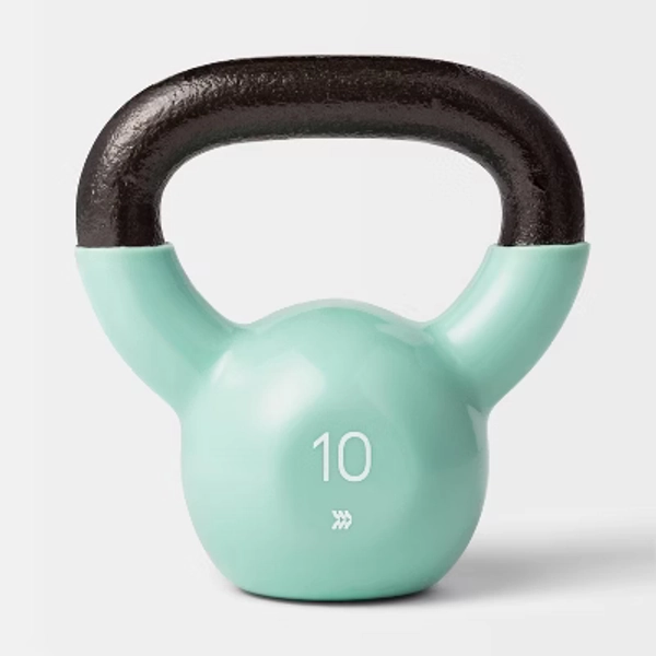 Kettlebell 10lb Aqua - All In Motion™: Iron Weight for Legs & Upper Back
