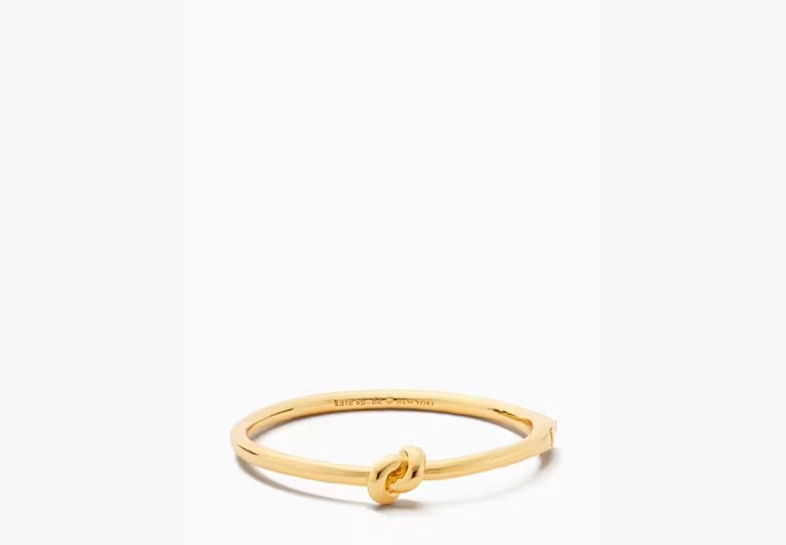 Gold Sailor's Knot Hinge Bangle