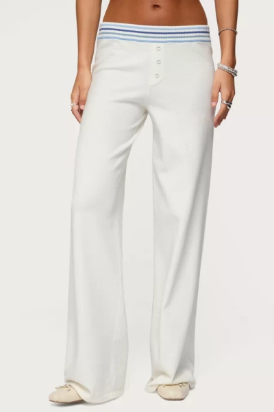 Edikted Miya Stripey Knit Pants