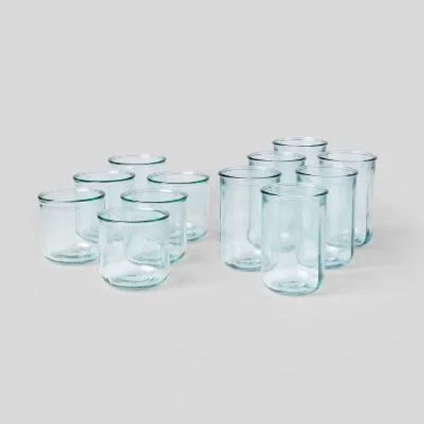 Threshold Glass Potomac 12pc Double Old-Fashioned Tumbler Set