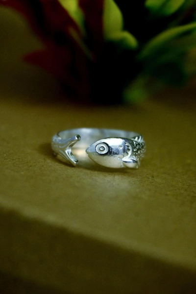 Sterling Silver Fish Ring Adjustable Koi Fish Ring Cute Ocean Animal Jewelry Minimalist Sea Life Ring Beach Jewelry Gift for Her - Etsy Sweden