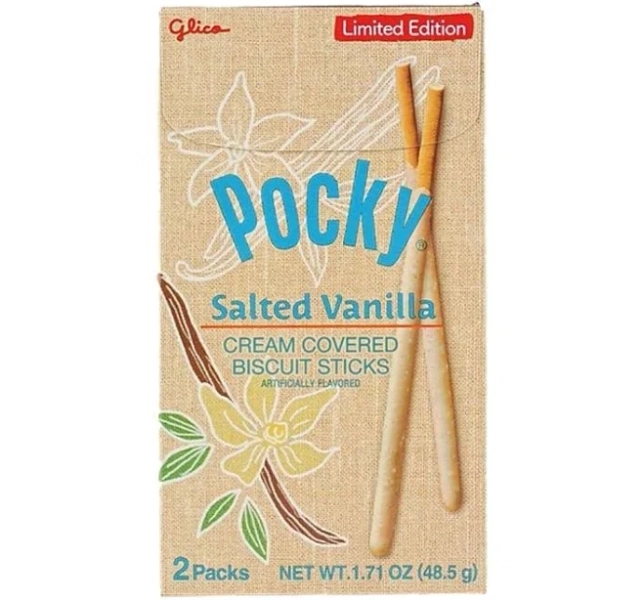 Glico Pocky Salted Vanilla Chocolate Cookie Sticks