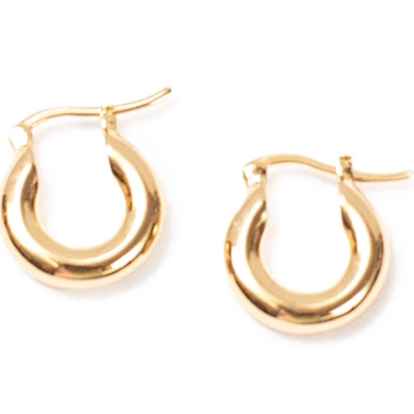 Sugarboo & Co. Gold Plated Chunky Hoop Earrings