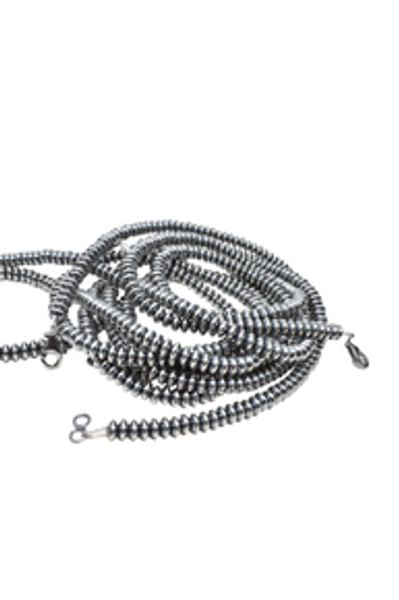 3mm Rondelle Pearl Necklace 16"