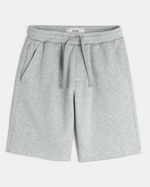 Hollister Feel Good At-the-Knee Baggy Fleece Shorts